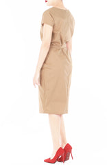 Everlasting Elsa Wrap Dress - Sand