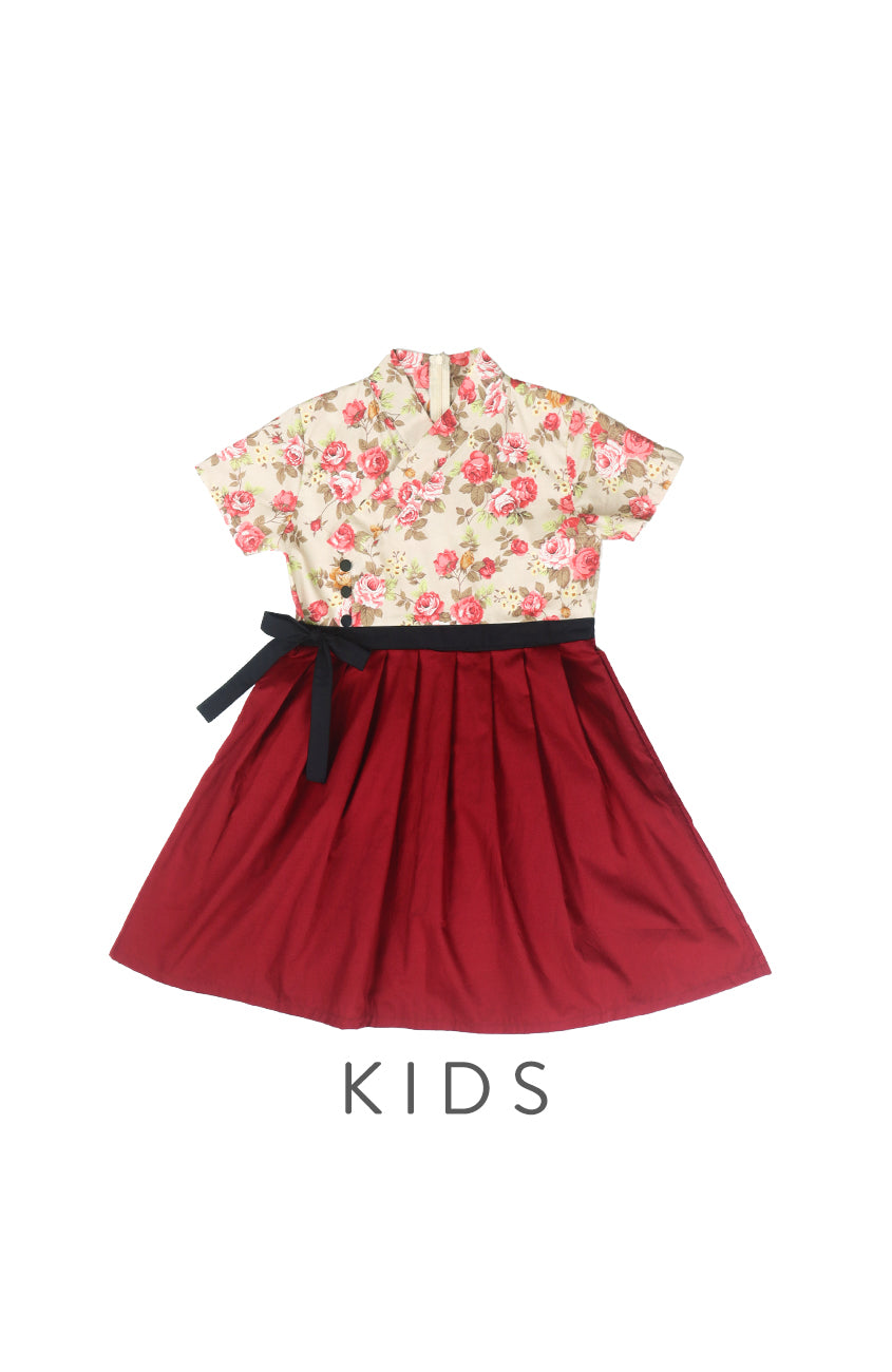 GIRLS Royal Peonies Hanbok