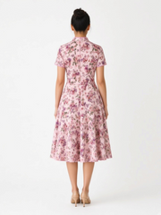 Heirloom Rosebud Cheongsam with Pearl Buttons