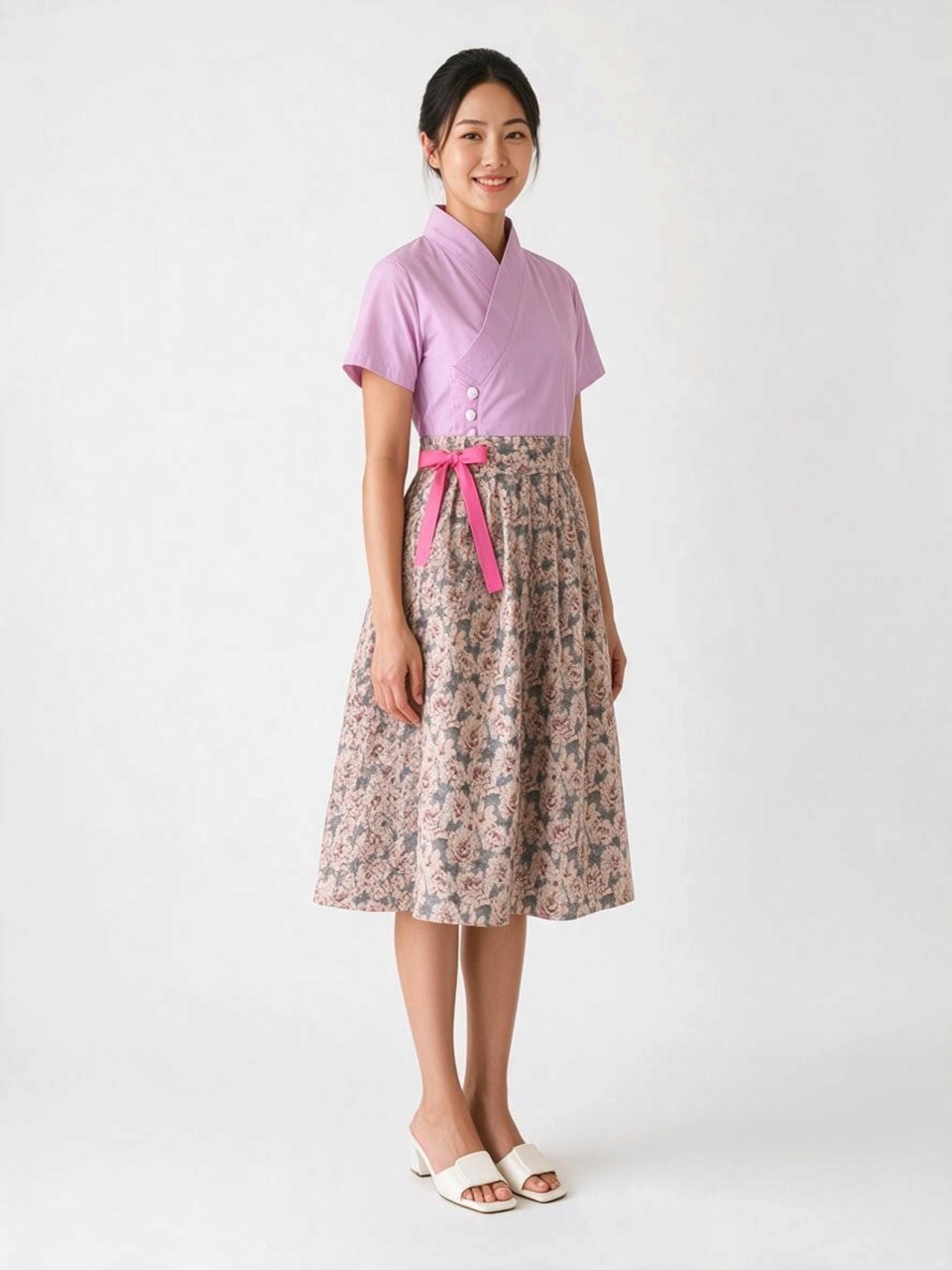 Poetic French Hanbok