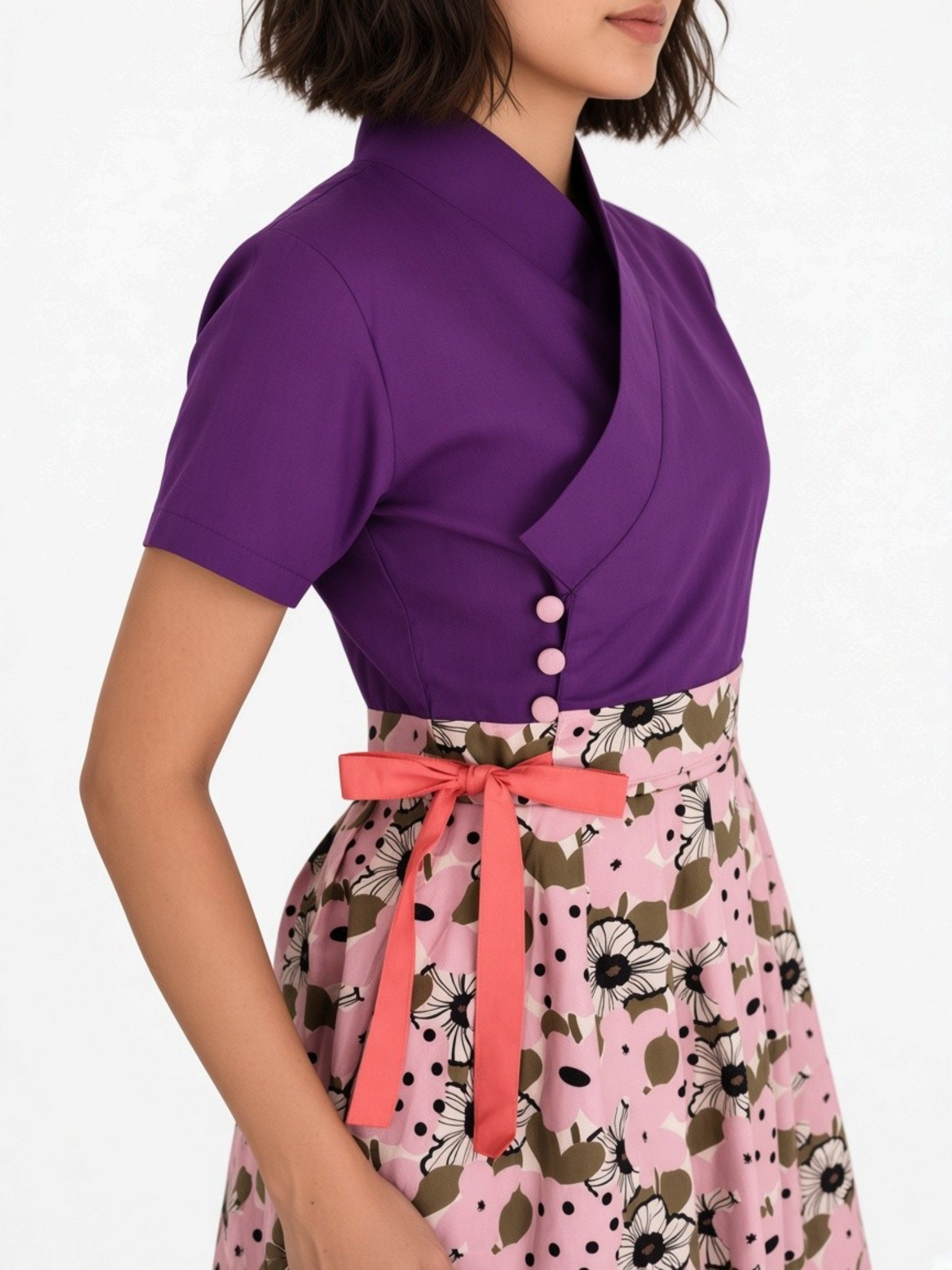 Royal Spring Poppy Hanbok