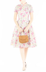 Sovereign Sakura Cheongsam with Pearl Buttons