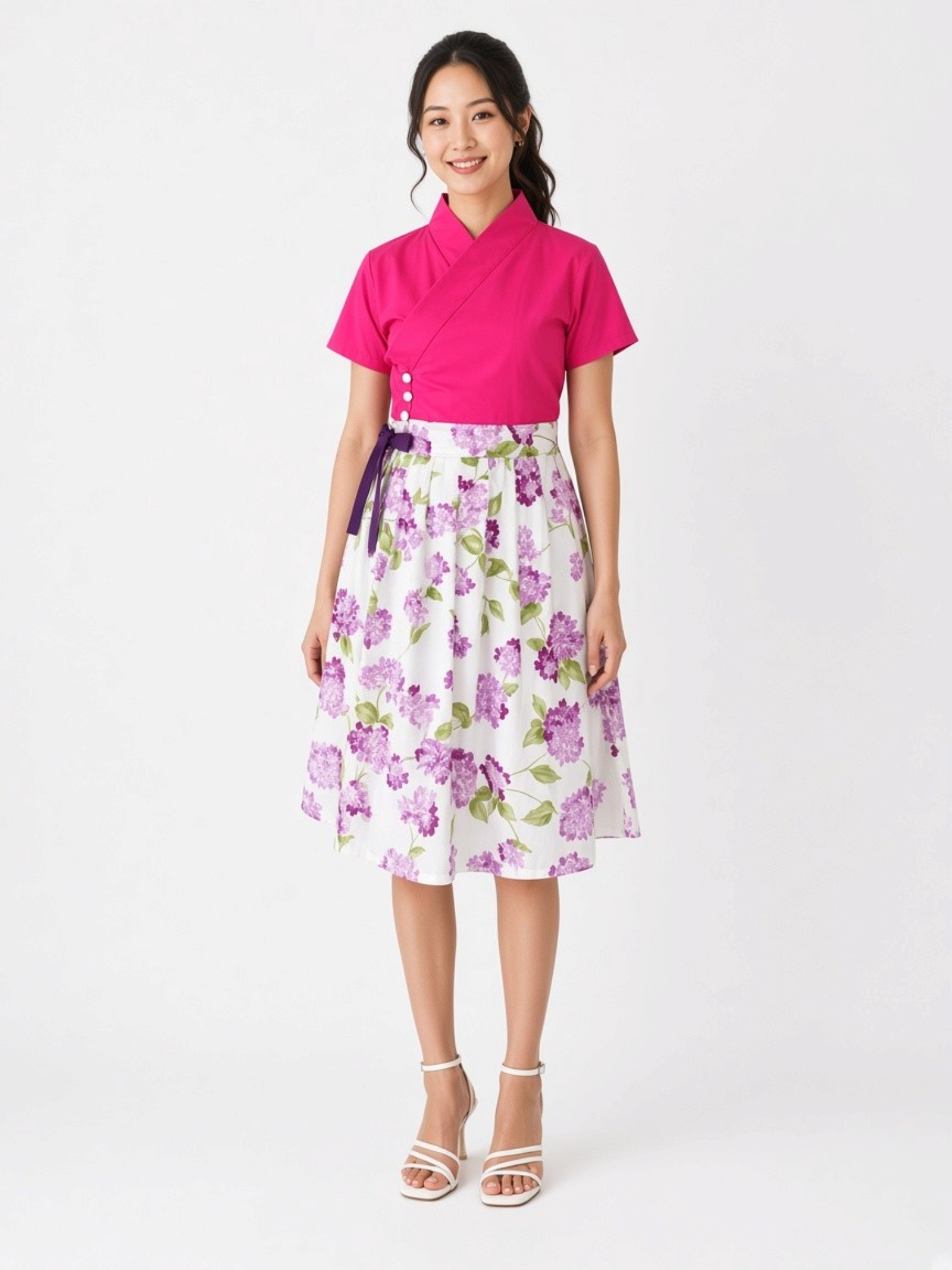 Spring Hydrangea Hanbok