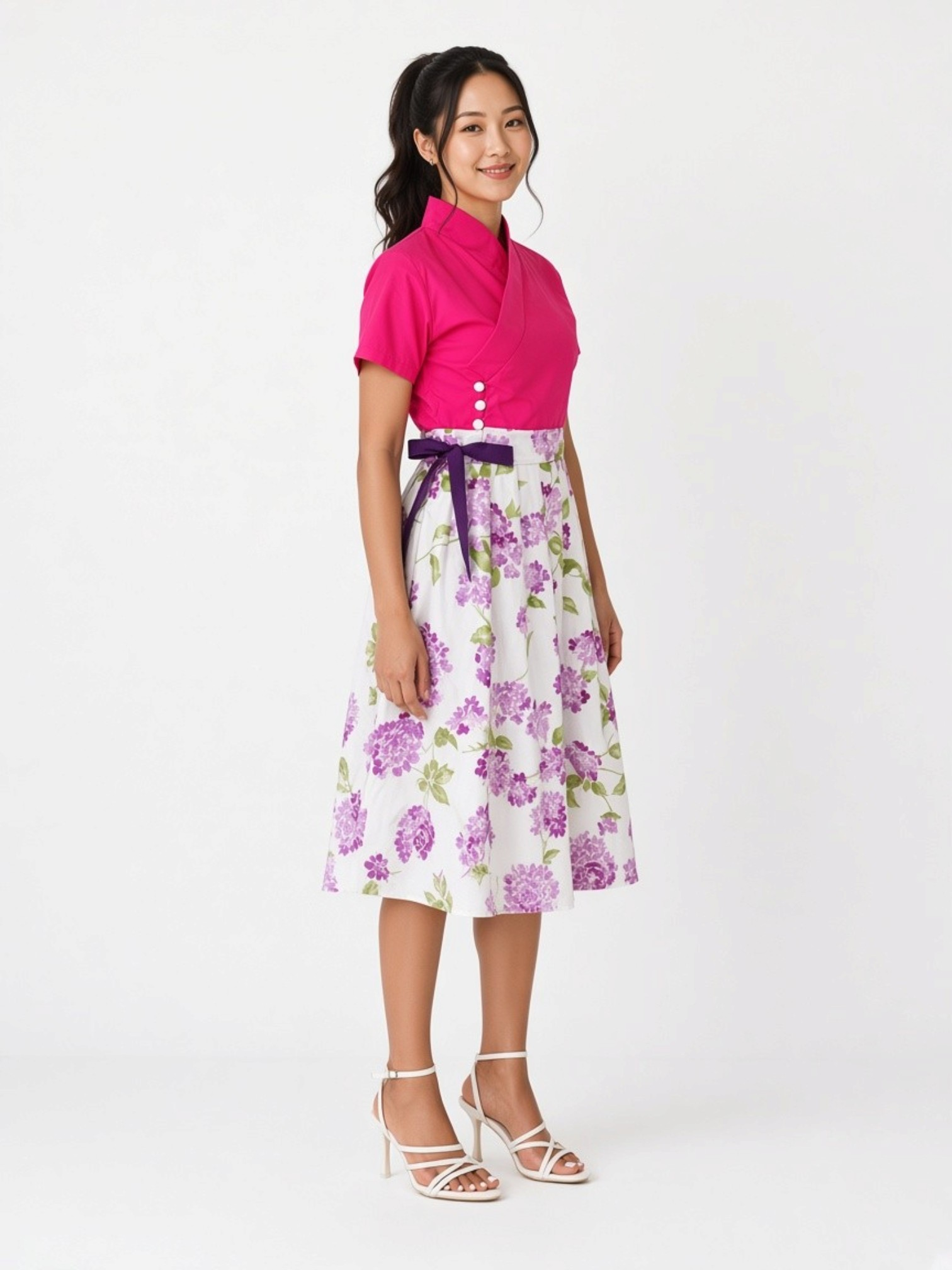 Spring Hydrangea Hanbok