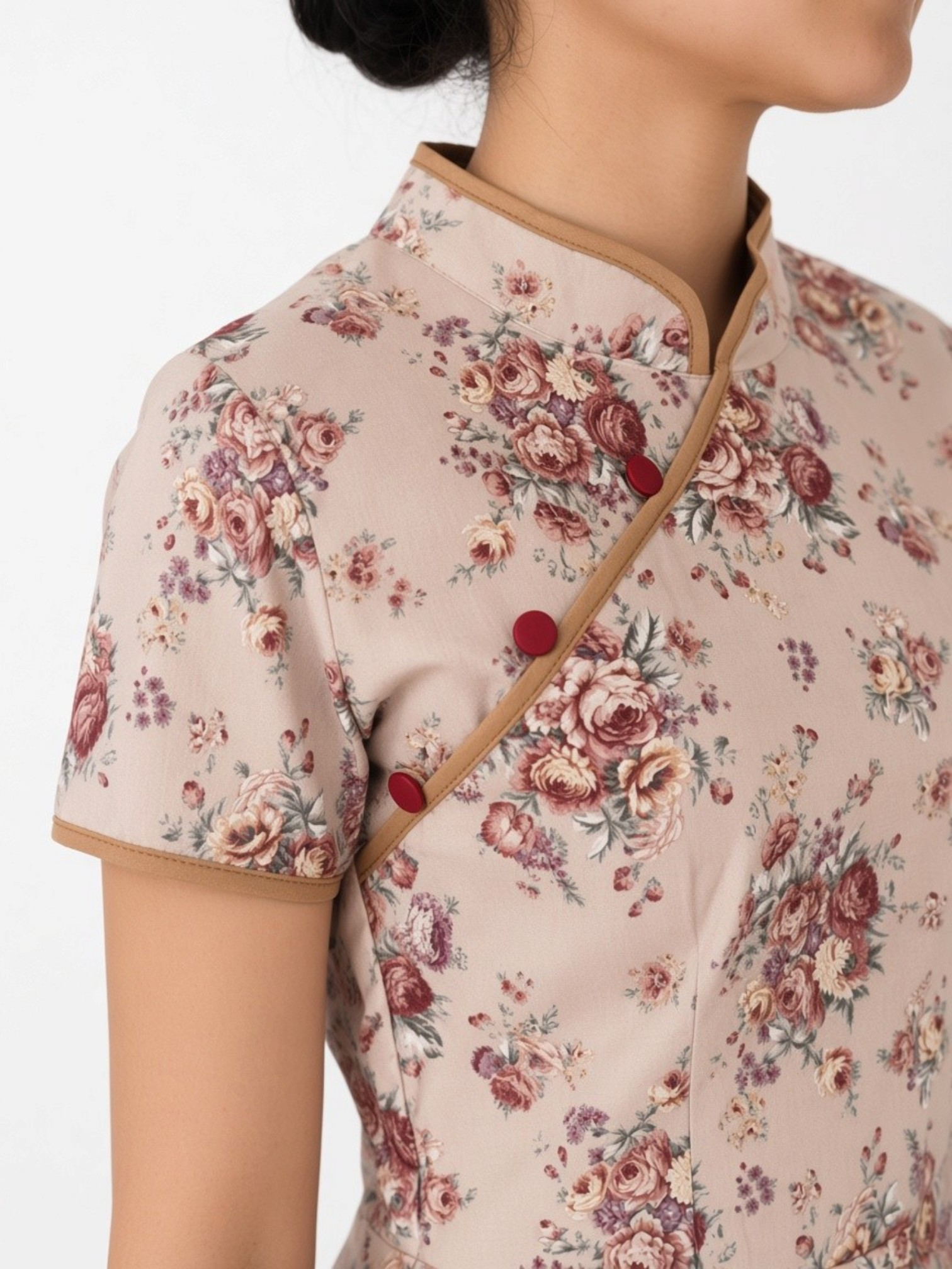 The Vintage Kowloon Rose Cheongsam