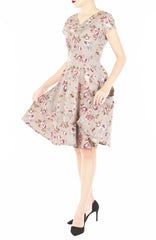 Vintage Rose Taupe Eve Dress
