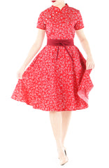 Whispers of Chinoiserie Cheongsam with Pearl Buttons