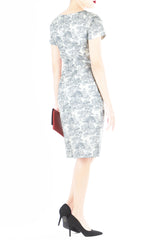 Angelique Toile Jeane Dress - Dove Grey