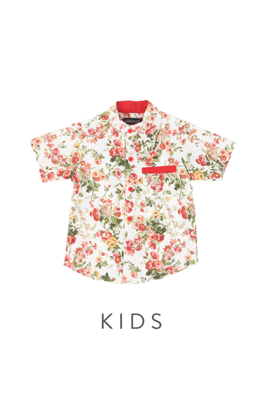BOYS Artisanal Porcelain Mandarin Shirt