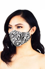 Baroque Queen Pure Cotton Face Mask