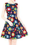 Beautifully Abloom Flare Dress