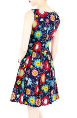 Beautifully Abloom Flare Dress