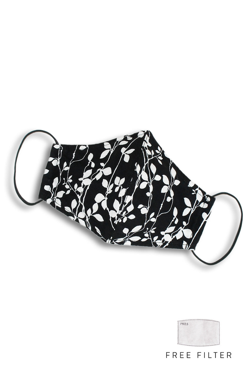 Black Vines Devine Pure Cotton Face Mask