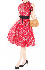 Blossoming Affluence Cheongsam with Pearl Buttons