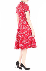 Blossoming Affluence Cheongsam with Pearl Buttons