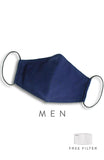 CHIVALRY Essential Pure Cotton Face Mask - Midnight Blue