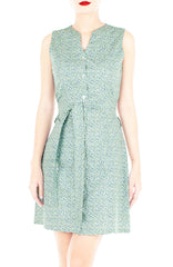 Chamomile Lawn A-Line Button Down Dress