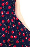Cherry Picking Flare Tea Dress