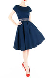 Classic Weekender Flare Tea Dress - Riviera Blue
