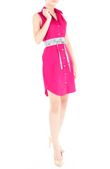 Contemporary Obi Belt - Winter Sakura