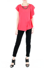 Current Cascade Top - Cerise Pink