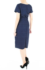 Darling Dots Jeane Dress - Midnight Blue