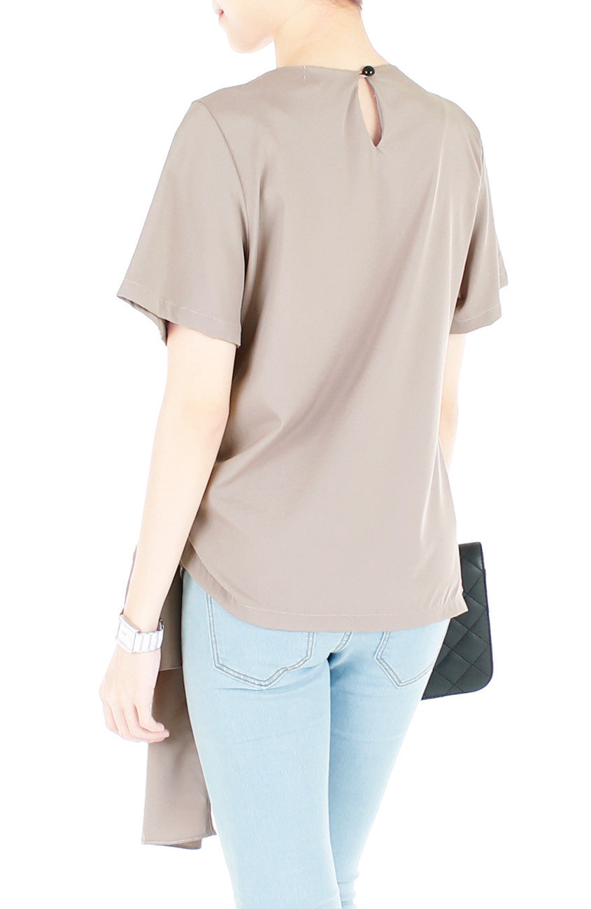 Decorator in Demand Blouse - Taupe