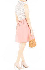 Endearing Peach Camellia Hanbok