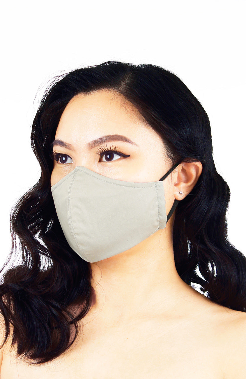 Essential Pure Cotton Face Mask in Chanterelle Beige