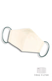 Essential Pure Cotton Face Mask in French Crepe