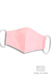 Essential Pure Cotton Face Mask in Peony Pink