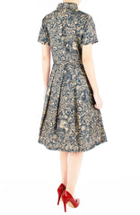 European Antique Estate Emma Two-way Shirtdress