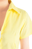 Everlasting Anna Shirtdress in Daffodil Yellow