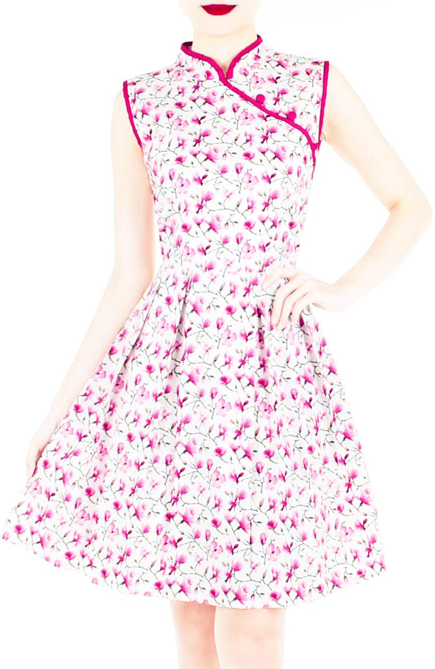 Everlasting Sakura Cheongsam Dress
