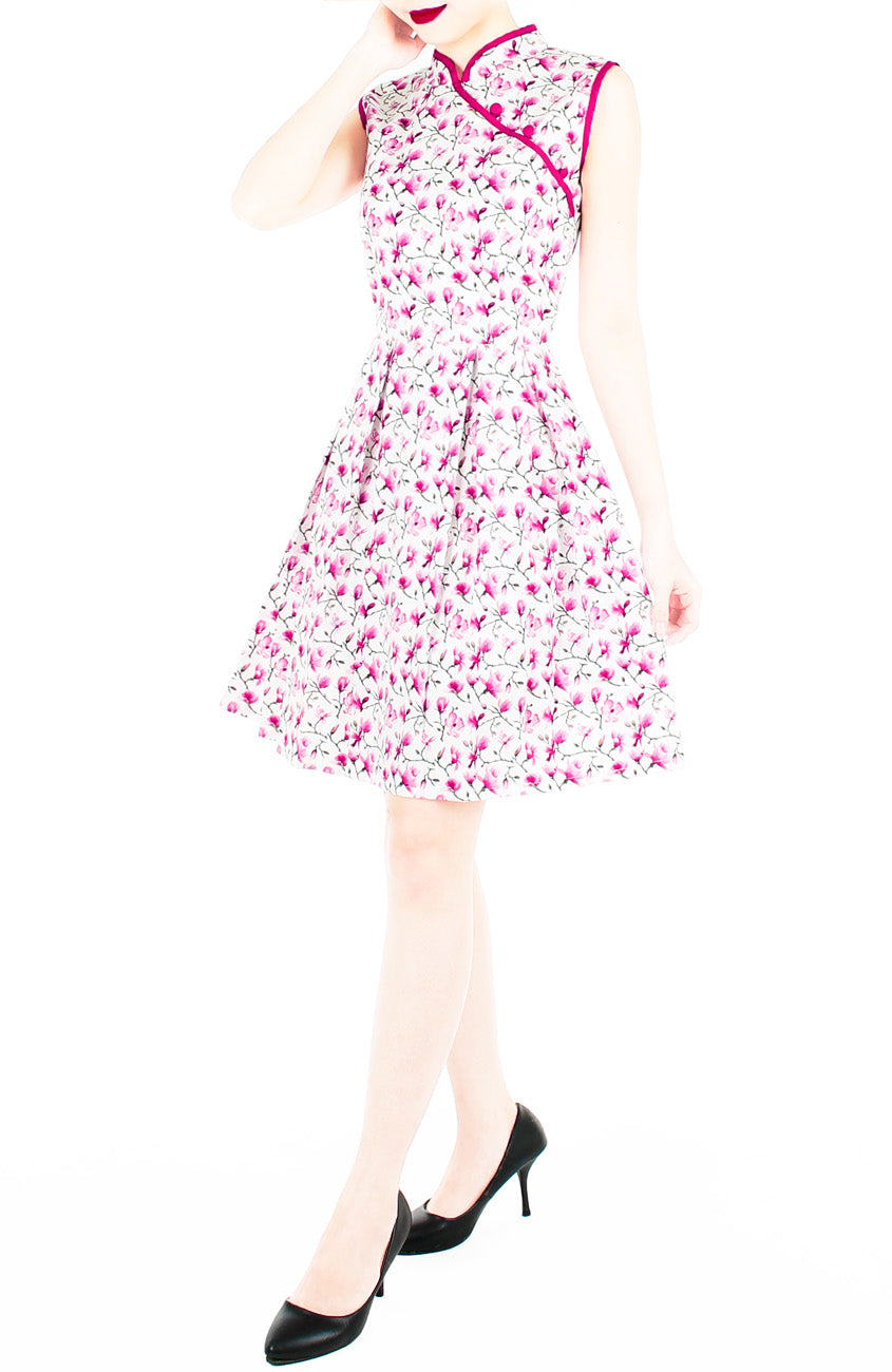 Everlasting Sakura Cheongsam Dress