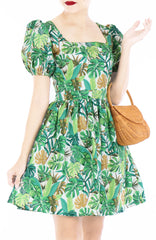 Tropical Fresh Palm Alice Dress