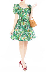 Tropical Fresh Palm Alice Dress