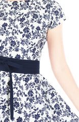 First-class Florals Flare Tea Dress