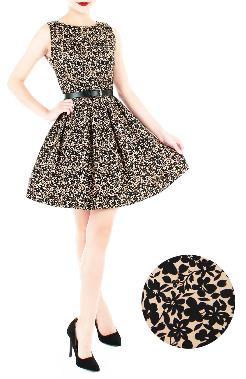 Flawless Fawn Flare Dress
