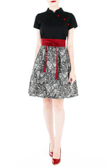 Contemporary Obi Belt - Imperial Burgundy