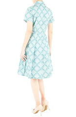Fountain of Youth Emma Two-Way Shirtdress - Mint