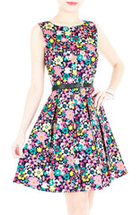 Garden Glow Flare Dress