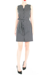 Graph Prodigy A-Line Button Down Dress