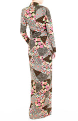 Hana Akira Japanese Modern Kebaya - Coffee Brown