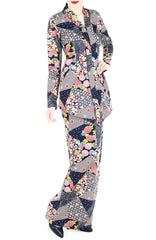 Hana Akira Japanese Modern Kebaya - Midnight Blue
