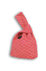 Heritage Peony Courtyard Japanese Prosperity Bag - Reversible