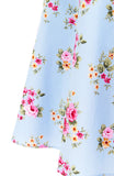 Hey, Pretty Blossom! Flare Midi Dress - Powder Blue