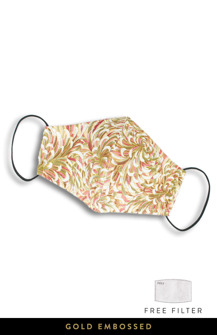 Imperial Chrysanthemum Pure Cotton Face Mask