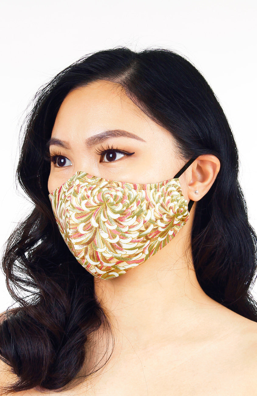 Imperial Chrysanthemum Pure Cotton Face Mask
