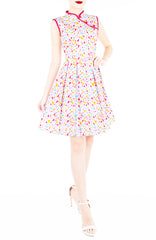Jubilant Confetti Cheongsam Dress